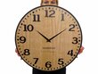 Sienas pulkstenis Elegants ozols 50 cm cena un informācija | Pulksteņi | 220.lv