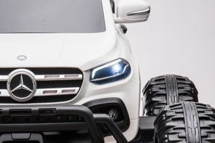 Vienvietīgs bērnu elektromobilis Mercedes DK-MT950 4x4, balts цена и информация | Электромобили для детей | 220.lv