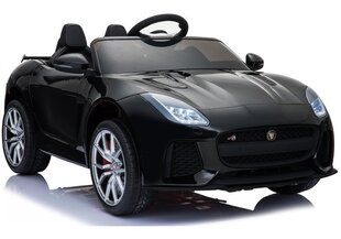 Vienvietīgs elektromobilis bērniem Jaguar F-Type, melns glancēts cena un informācija | Bērnu elektroauto | 220.lv