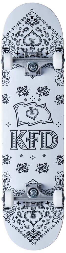 Skrituļdēlis 8 "KFD Bandana Complete, Balts cena un informācija | Skrituļdēļi | 220.lv