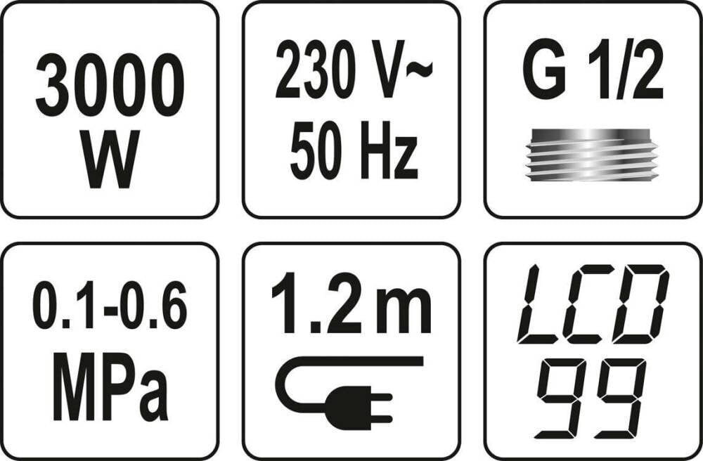 Elektriskais ūdens sildītājs/maisītājs LCD KATLA2 цена и информация | Ūdens sildītāji | 220.lv