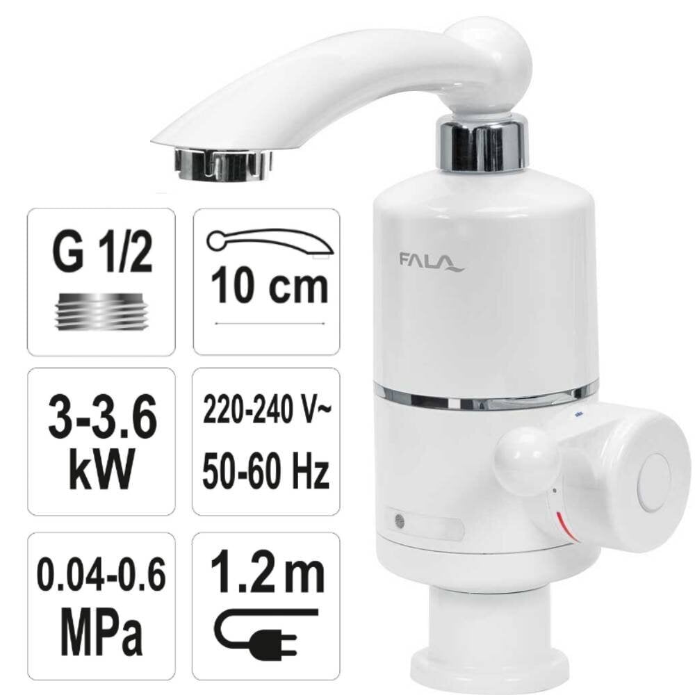 Elektriskais ūdens sildītājs/maisītājs 3000 W STROKKUR2 цена и информация | Ūdens sildītāji | 220.lv