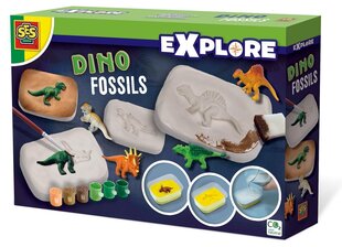 Набор окаменелостей динозавров SES цена и информация | Развивающие игрушки | 220.lv