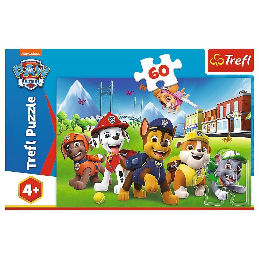 TREFL PAW PATROL Puzle Ķepu Patruļa, 60 gab. цена и информация | Puzles, 3D puzles | 220.lv