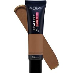 Sejas korektors Infaillible 24h L'Oreal Make Up 340 Copper Matt цена и информация | Пудры, базы под макияж | 220.lv