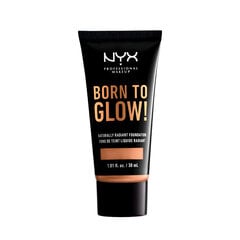 Grima bāzes krēms NYX Born To Glow Tan cena un informācija | Grima bāzes, tonālie krēmi, pūderi | 220.lv