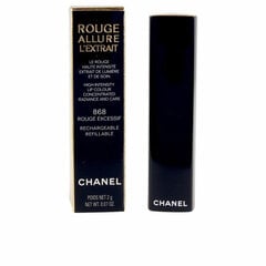 Губная помада Chanel Rouge Allure L'extrait Rouge Excesiff 868 цена и информация | Помады, бальзамы, блеск для губ | 220.lv