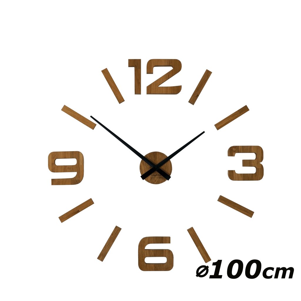 Sienas pulkstenis Šarms 7 EKO Ozols 100-130 cm цена и информация | Pulksteņi | 220.lv