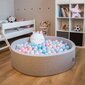 KiddyMoon Baby bumbu baseins bērniem 120x30 cm/600 bumbiņas ∅ 7cm cena un informācija | Rotaļlietas zīdaiņiem | 220.lv