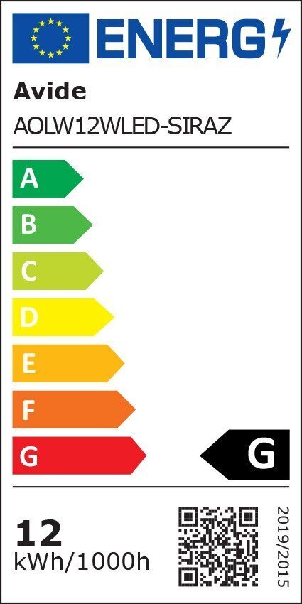 Āra gaismeklis, Avide Siraz LED 12W IP54 cena un informācija | Āra apgaismojums | 220.lv