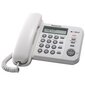Panasonic KX-TS560, balts cena un informācija | Stacionārie telefoni | 220.lv