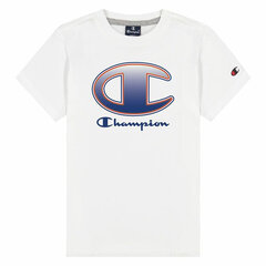 Krekls ar Īsām Piedurknēm Champion Crewneck T-Shirt B Balts S6440243 cena un informācija | Zēnu krekli | 220.lv