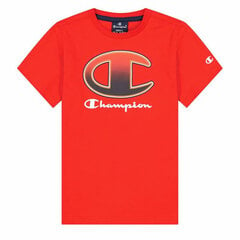 Krekls ar Īsām Piedurknēm Champion Crewneck T-Shirt B Sarkans S6440236 cena un informācija | Zēnu krekli | 220.lv