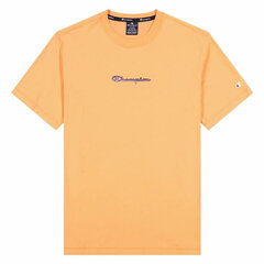 Krekls ar Īsām Piedurknēm Champion Crewneck M Oranžs S6440312 cena un informācija | Sporta apģērbs vīriešiem | 220.lv