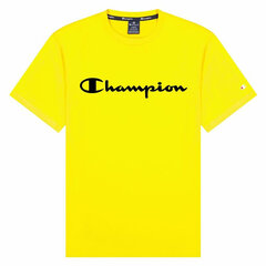 Мужская футболка с коротким рукавом Champion Crewneck M, жёлтая S6440287 цена и информация | Мужская спортивная одежда | 220.lv