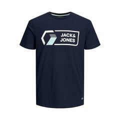 Vīriešu Krekls ar Īsām Piedurknēm Jack & Jones 12204902 Jūras S2020269 cena un informācija | Sporta apģērbs vīriešiem | 220.lv