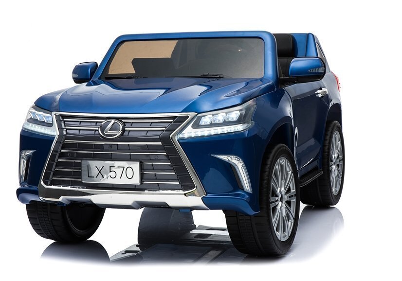 Divvietīgs bērnu elektromobilis Lexus DK-LX570, zils glancēts cena un informācija | Bērnu elektroauto | 220.lv