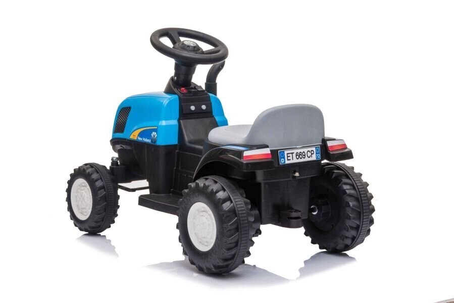Vienvietīgs elektriskais traktors ar piekabi A009, zils cena un informācija | Bērnu elektroauto | 220.lv