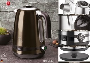 Чайник 1,7 л, BERLINGER HAUS BH-9330 цена и информация | Электрочайники | 220.lv