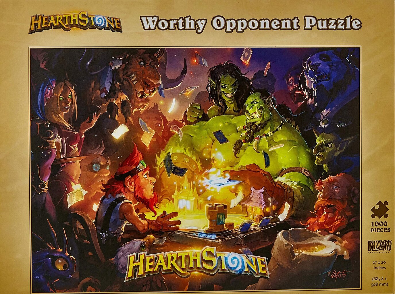 Пазл Hearthstone Worthy Opponent, 1000 деталей цена | 220.lv