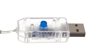 Gaismas aizkars 138 LED USB - auksti balts цена и информация | Гирлянды | 220.lv