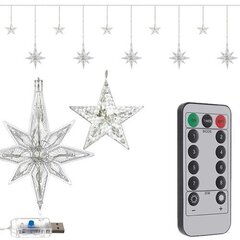 Gaismas aizkars 138 LED USB - auksti balts цена и информация | Гирлянды | 220.lv