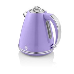 Электрический чайник Swan SK19020PURN, 1.5 л, 3000 Вт, фиолетовый цена и информация | Электрочайники | 220.lv