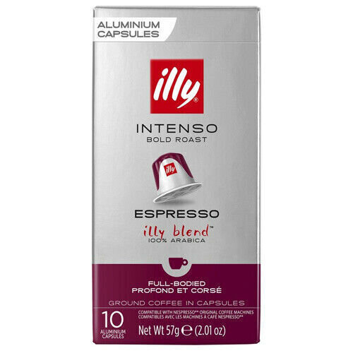 Kafijas kapsulas Illy Nespresso Intenso, 10 gab. cena un informācija | Kafija, kakao | 220.lv