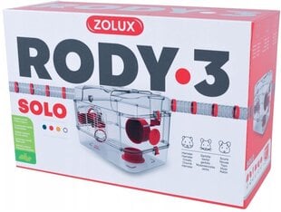 Zolux būris RODY3 SOLO, sarkans cena un informācija | Zolux Zoo preces | 220.lv