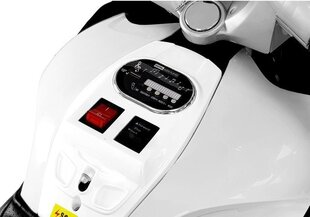 Электрический детский мотоцикл YSA021A, бело-черный цена и информация | Электромобили для детей | 220.lv