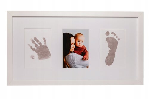 Фоторамка с отпечатком Tiny Memories, Magic INK, белая цена и информация | Отпечатки для младенцев | 220.lv