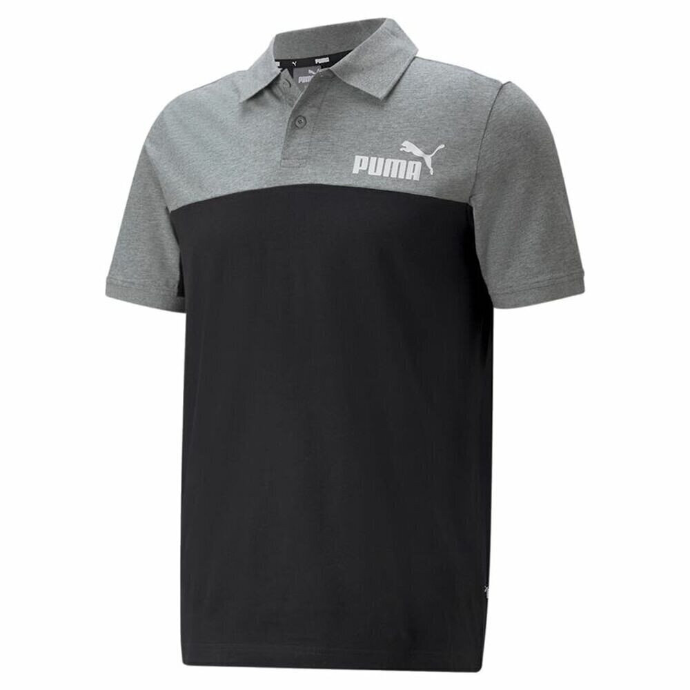 Vīriešu Krekls ar Īsām Piedurknēm Puma Essentials+ Block M Pelēks S6441429 cena un informācija | Vīriešu T-krekli | 220.lv