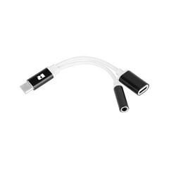 REBEL USB-C - Jack 3.5mm adapteris 0.15m cena un informācija | Savienotājkabeļi | 220.lv