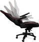 Datora krēsls Yumisu 2049 spēlētājiem, melns-sarkans цена и информация | Biroja krēsli | 220.lv