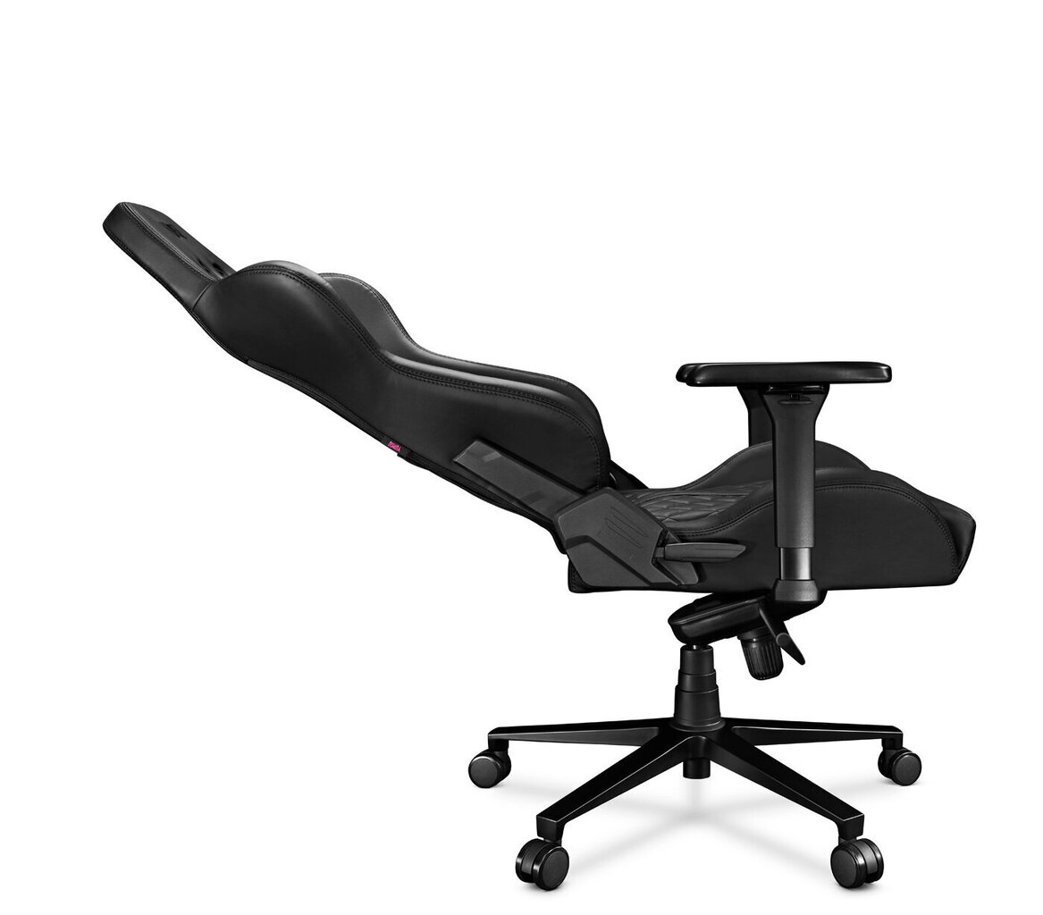 Spēļu krēsls Yumisu 2050, mākslīgā āda, melns cena un informācija | Biroja krēsli | 220.lv