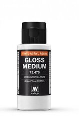 Gloss Medium 60 ml. 73470 Vallejo цена и информация | Принадлежности для рисования, лепки | 220.lv