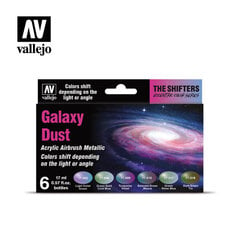 The Shifters Set – Galaxy Dust (6x 17ml) Vallejo 77092 Vallejo cena un informācija | Modelēšanas un zīmēšanas piederumi | 220.lv