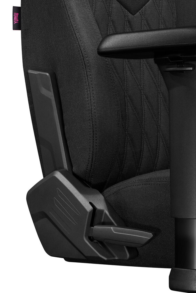 Datora krēsls Yumisu 2053 spēlētājiem, auduma polsterējums, melns cena un informācija | Biroja krēsli | 220.lv