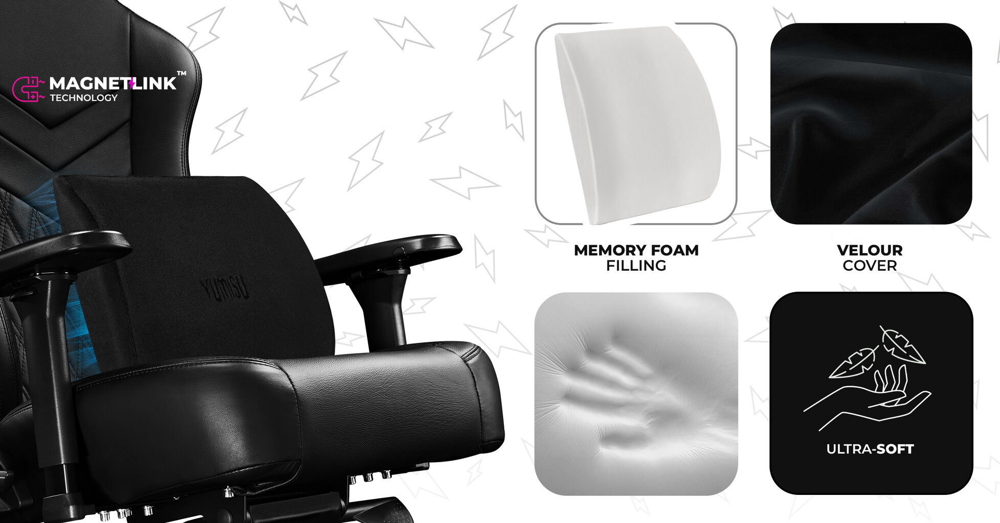 Datora krēsls Yumisu 2053 spēlētājiem, dabiskā āda, melns цена и информация | Biroja krēsli | 220.lv