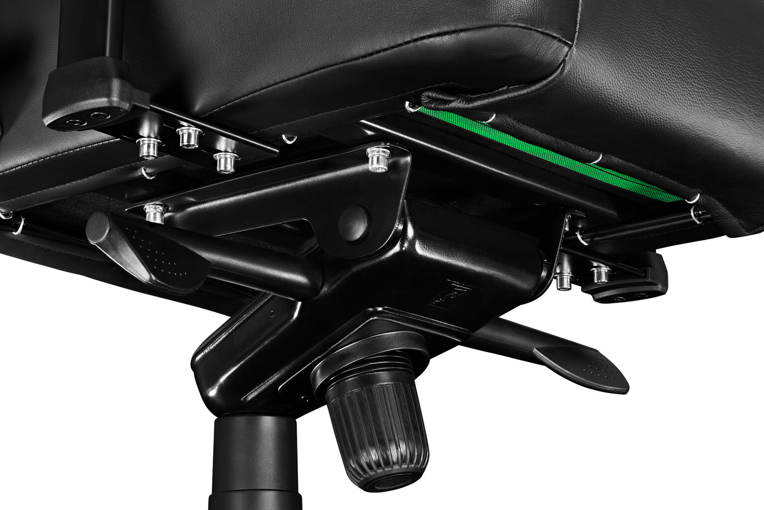 Datora krēsls Yumisu 2053 spēlētājiem, dabiskā āda, melns cena un informācija | Biroja krēsli | 220.lv