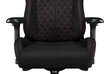 Datora krēsls Yumisu 2050 spēlētājiem, auduma apdare, melns – rozā цена и информация | Biroja krēsli | 220.lv