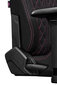 Datora krēsls Yumisu 2050 spēlētājiem, auduma apdare, melns – rozā cena un informācija | Biroja krēsli | 220.lv