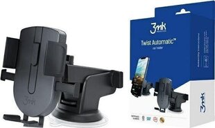 Универсальный автомобильный держатель телефона 3MK Twist Automatic цена и информация | Держатели для телефонов | 220.lv