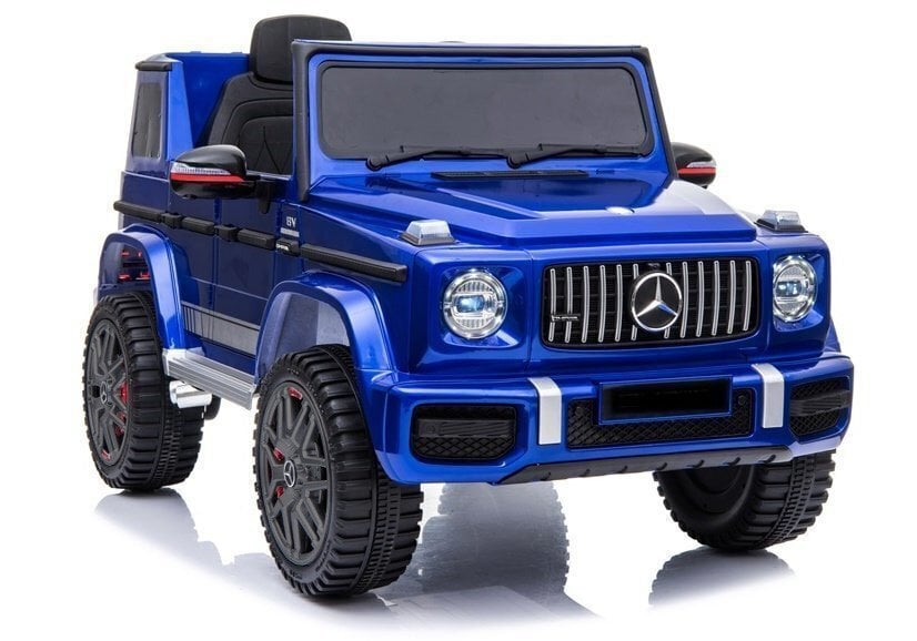 Vienvietīgs elektromobilis bērniem Mercedes G63, zils glancēts cena un informācija | Bērnu elektroauto | 220.lv
