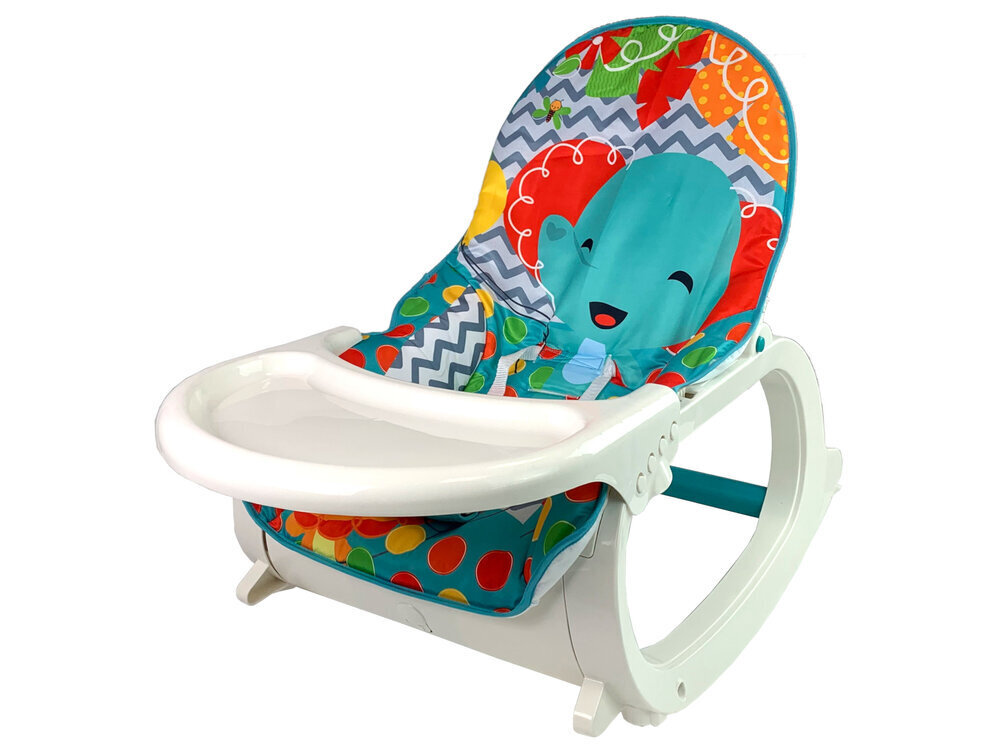 Šūpuļkrēsls - mazuļu barošnas krēsls 2 in 1 cena un informācija | Bērnu šūpuļkrēsliņi | 220.lv
