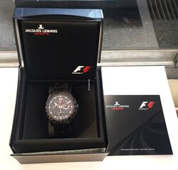 Vīriešu pulkstenis Jacques Lemans Geneve F1 Professional Chronograph F-5003B cena un informācija | Jacques Lemans Apģērbi, apavi, aksesuāri | 220.lv