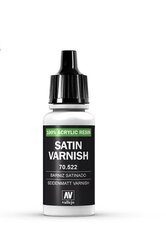 Permanent Satin Varnish 17 ml. 70522 Vallejo cena un informācija | Modelēšanas un zīmēšanas piederumi | 220.lv