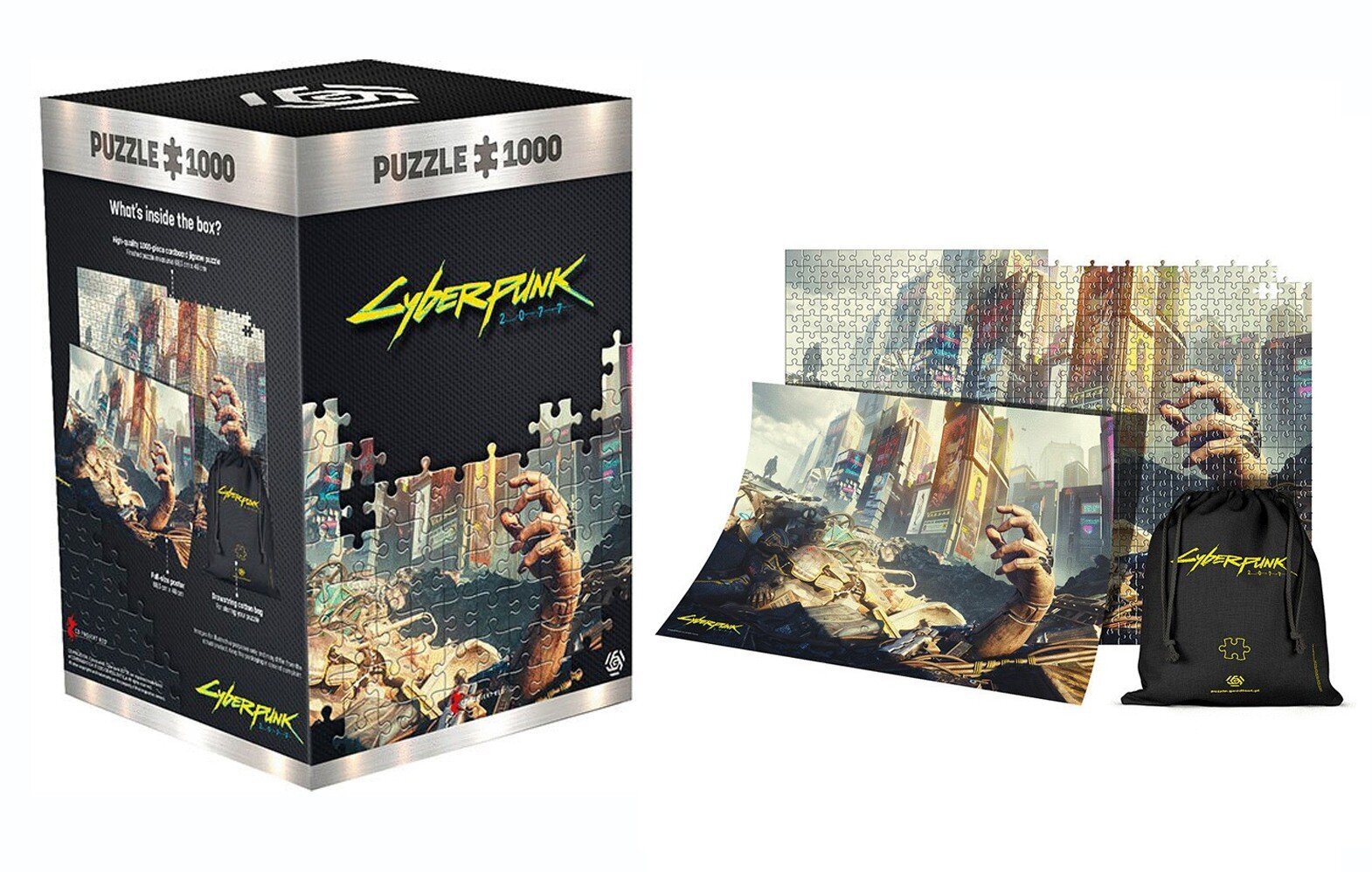 Puzle Cyberpunk 2077: Hand, 1000 d. cena un informācija | Puzles, 3D puzles | 220.lv