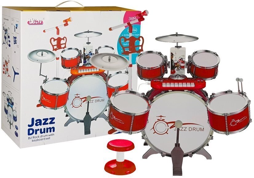 Bungu komplekts Jazz Drum cena un informācija | Sitamie instrumenti | 220.lv