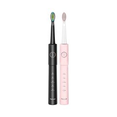 FairyWill Sonic toothbrushes with head set and case E11 (Black and pink) цена и информация | Электрические зубные щетки | 220.lv